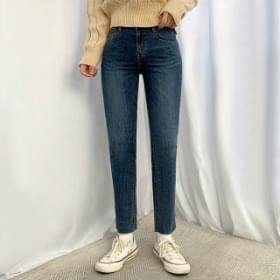 유코 데일리 슬림 데님 팬츠