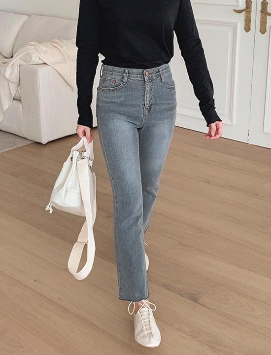 Ash Spandex Slim Fit Denim