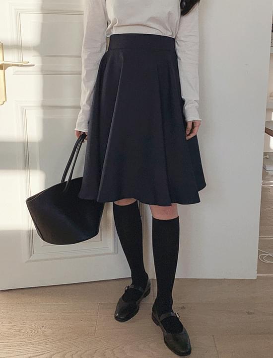 Sharon midi flared skirt