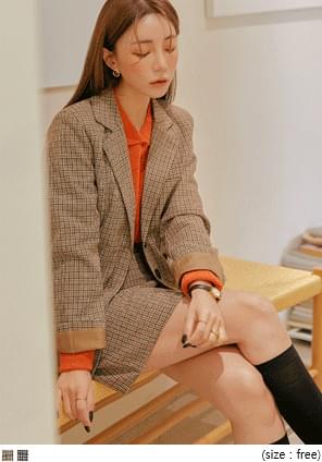 BENUA CHECK 2 PIECE SET