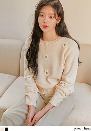 COBIN FLOWER NEEDLE ROUND KNIT