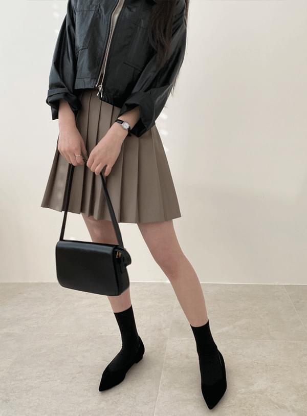 Elfin pleats sk / beige
