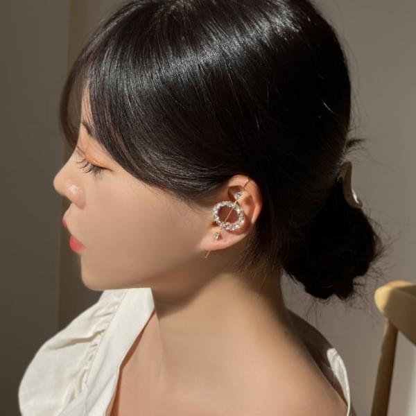 써클링 크롤러 도넛 후크 귀걸이