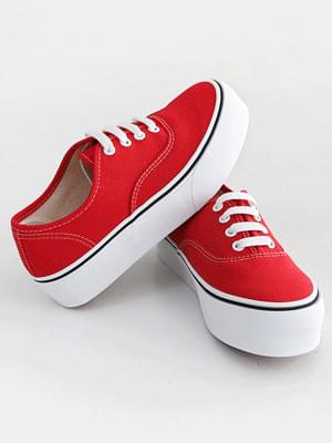 Soft tone high heel sneakers 4cm
