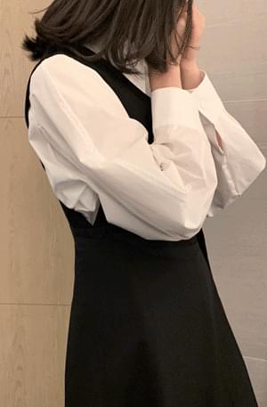 릴리안 입체소매 블라우스