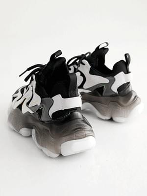 Overwhelming Leather Ugly Sneakers 5cm