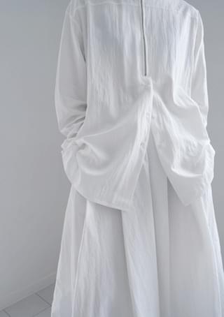 zipper anorak blouse
