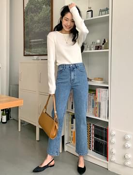 Low Slim Date Denim Pants