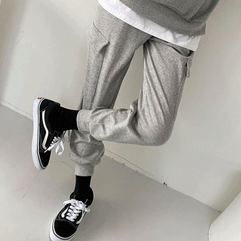 Layered Sweatshirt Biscuit Pants SET