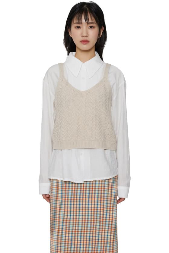 Luna Bustier Knitwear Top