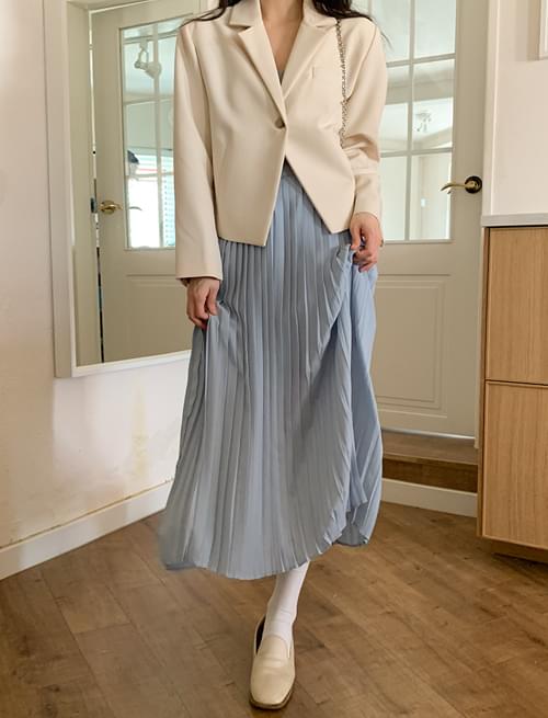 Lolly pleated long skirt 裙子