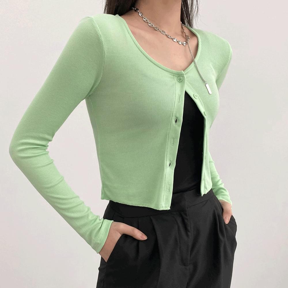 Vivid cropped cardigan