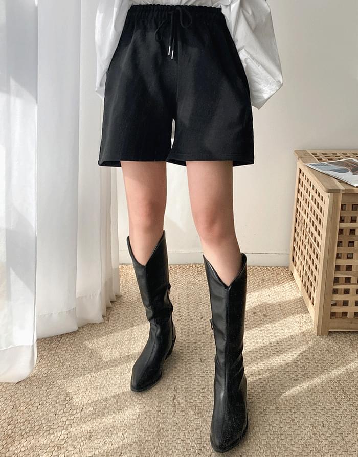 티알하프밴딩팬츠