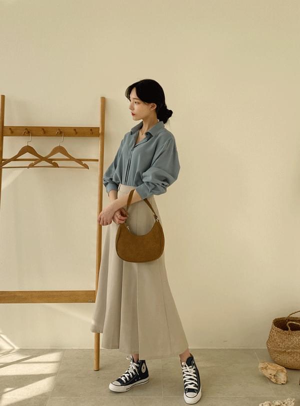 Jedder Pleats sk / Milk Beige