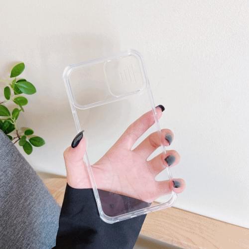 Transparent camera shield case