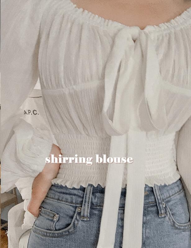 Live-Ashering-off blouse