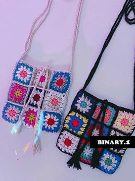 Crochet crossbody bag