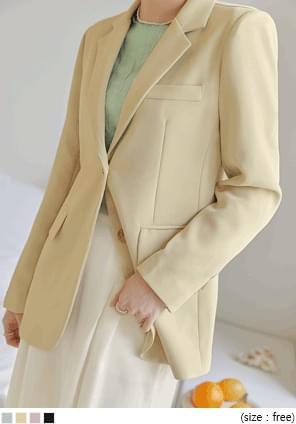Notch Lapel Basic Jacket