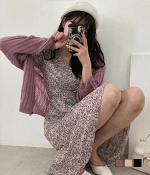 새롬 플라워 머메이드 원피스