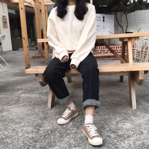 (sale) 기모 블랙 일자팬츠