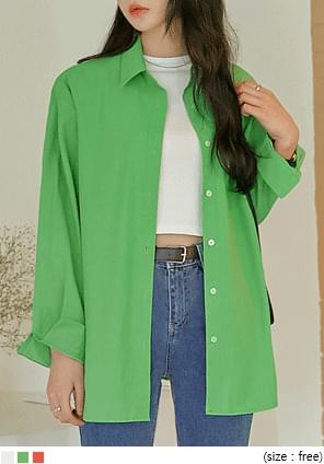 Dolphin Hem Loose Shirt