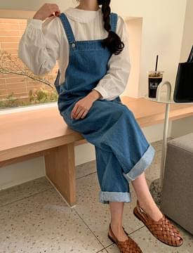 Evelyn Denim Overall Pants