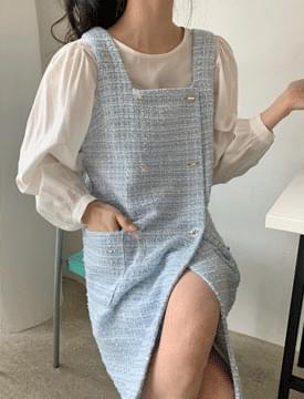 Clash Tweed Laid Dress