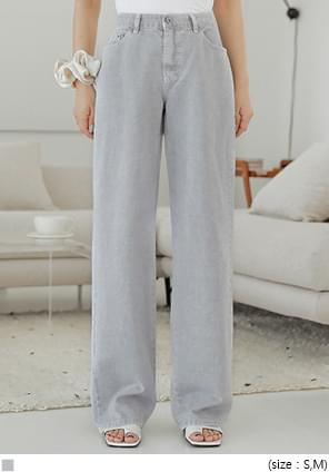 Light Gray Wide Leg Pants