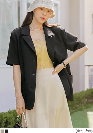 Boxy Half Sleeve Jacket