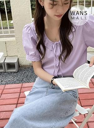 bl4428 보니타 브이넥 반팔 블라우스