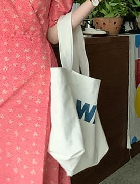 SWA 레터링코튼토트백 (3color)