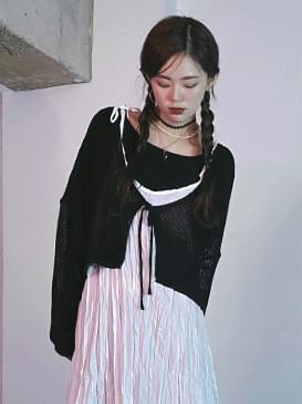 Ribbon Steen Knitwear Cardigan