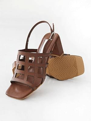 Yegamgood leather slingback sandals 6cm