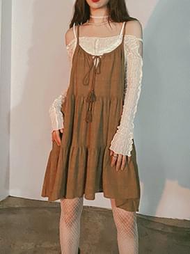 Bohemian tassel mini Dress