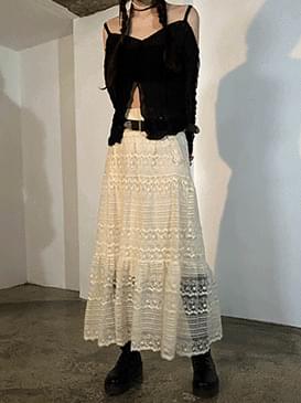 Sheer hide blouse