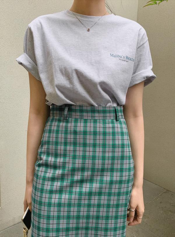 Lettering short sleeve t