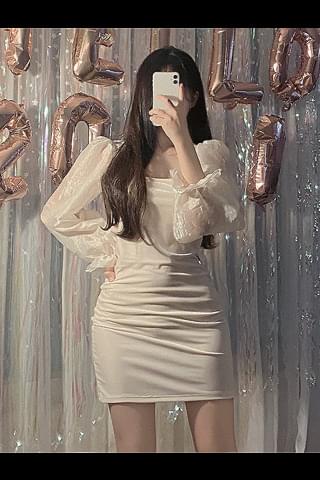 Velvet Milk Dress