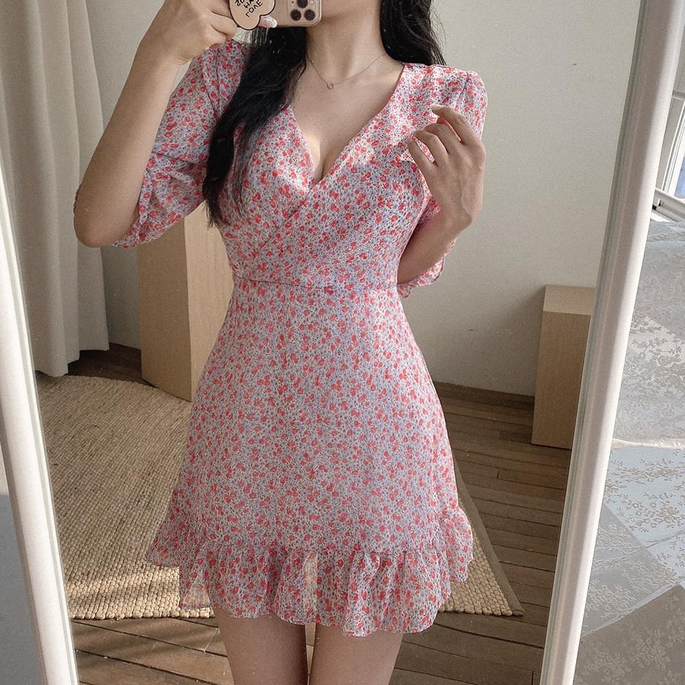 Blooming Chiffon Dress
