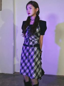 Check Purity Lace Dress