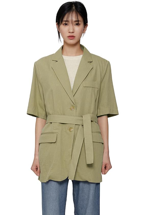 Vera half linen jacket