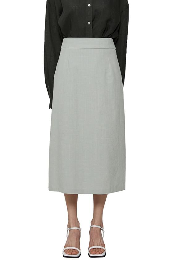 Marbled mid-length skirt