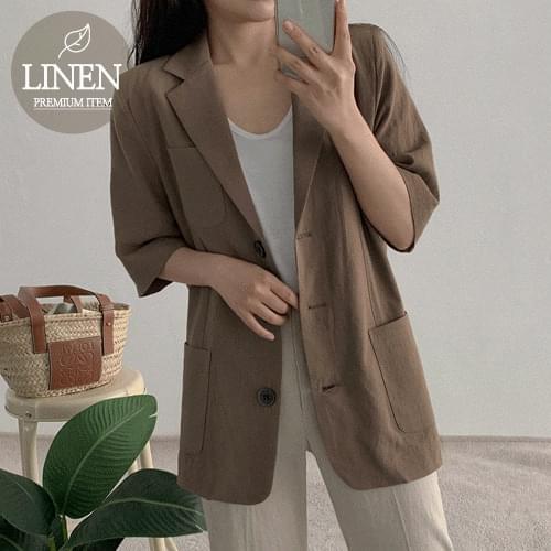 N Mill linen jacket