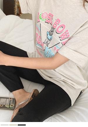 Cute Bear Loose-fit Short Sleeve T-Shirt