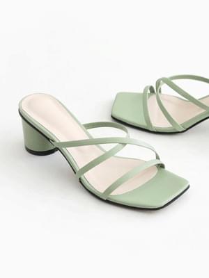 Clean and stylish mule slippers 5cm