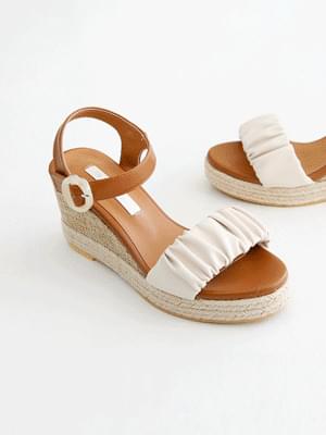 Sweet Day Wedge Slingback Sandals 8cm
