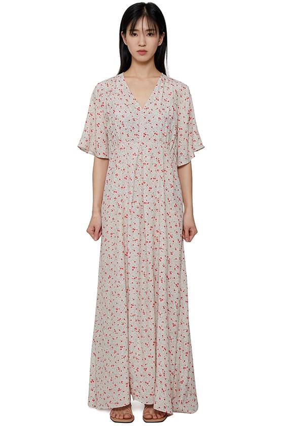 London flower long dress