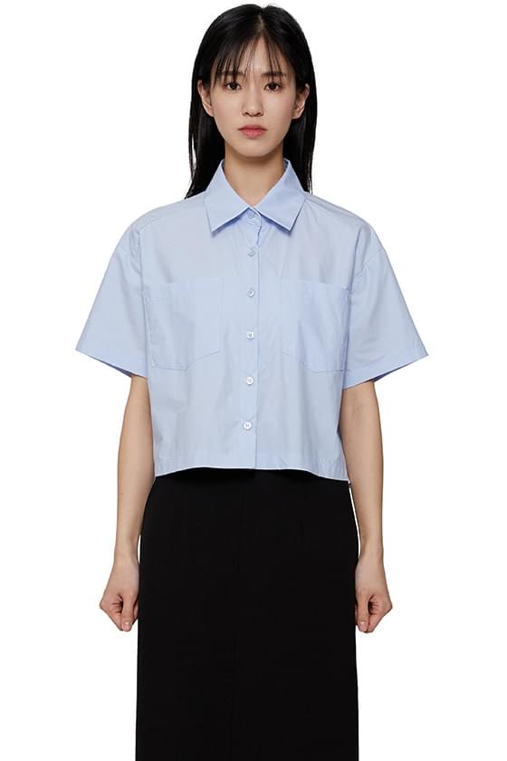 Awesome cotton cropped shirt