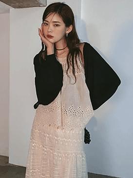 Linenless cropped cardigan