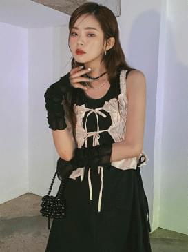 Ribbon Lea cropblouse