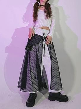 Ribbon Race Rush Long Dress